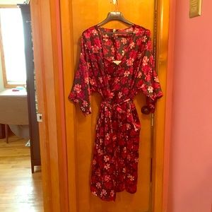 Lane Bryant 26/28 Floral Nightgown/Robe Set